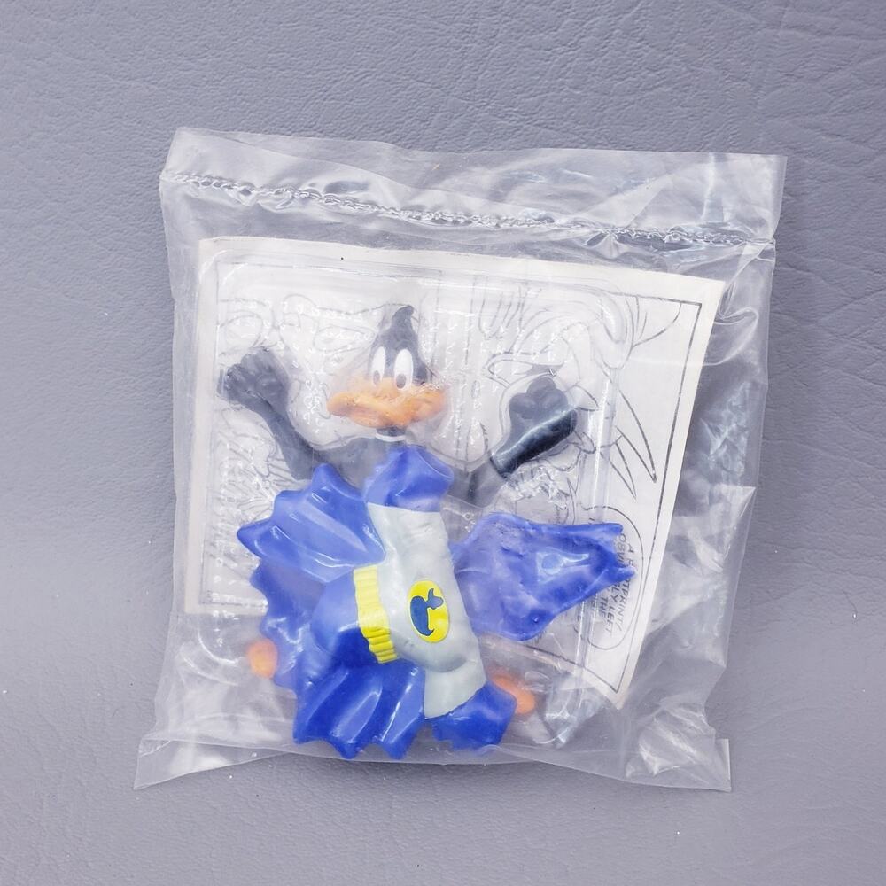 1991 Vintage Looney Tunes McDonald's Happy Meal Daffy Duck BatDuck Batman Figure